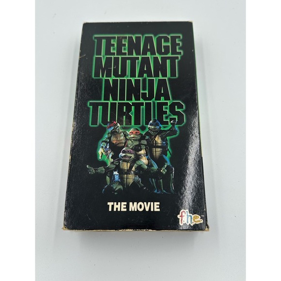 VINTAGE Teenage Mutant Ninja Turtles: The Movie (VHS, 1990) - Picture 1 of 2